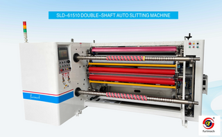 SLD-61510双轴自动粘合标签纸slitter Rewinder Machine